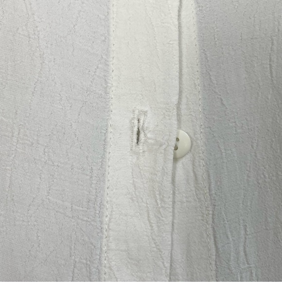 Vintage EILEEN FISHER Sleeveless Top tank white textured luxurious - Picture 10 of 14